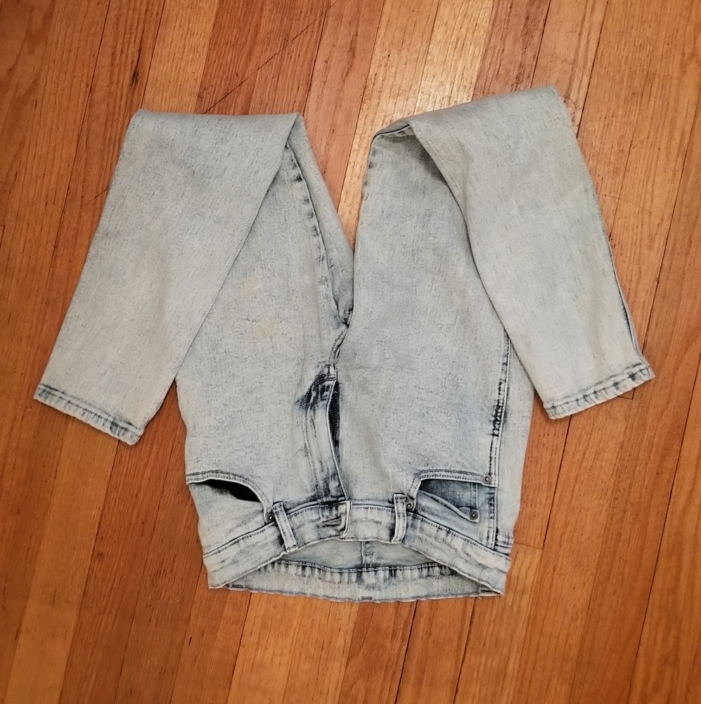 high rise skinny jeans